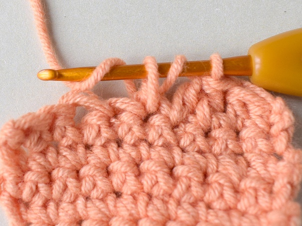 Hilfeseitenbild für 'Einfache Stäbchen zusammen abmaschen'