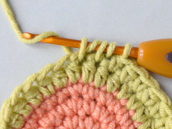 Hilfeseitenbild für 'Halbe Stäbchen zusammen abmaschen'