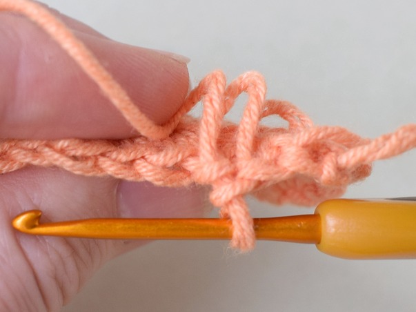 Hilfeseitenbild für 'Schlaufen mit festen Maschen'