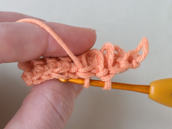 Hilfeseitenbild für 'Schlaufen mit festen Maschen'